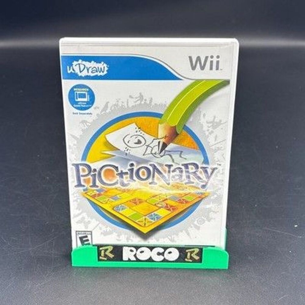 Pictionary uDraw (Nintendo Wii, ) Party Board Game Family Multiplayer CIB